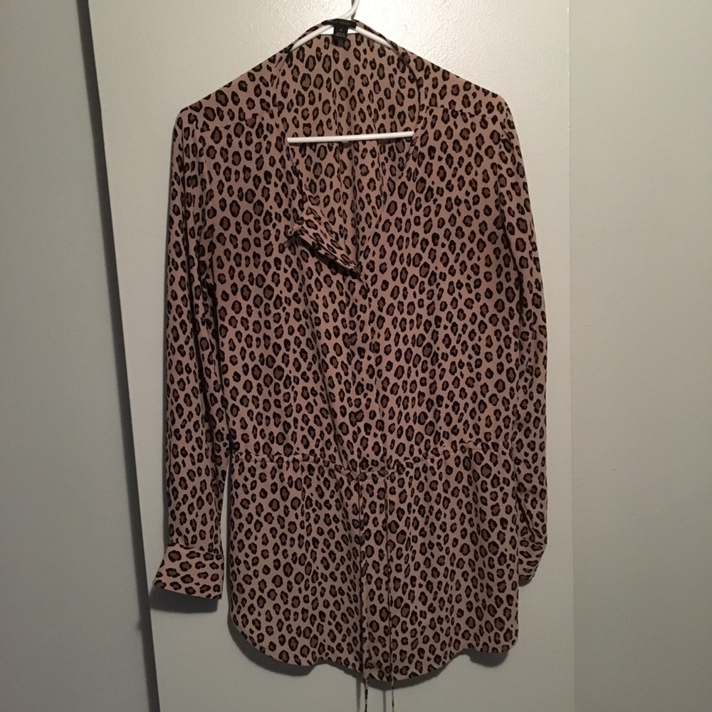 Ann Taylor Tunic Blouse Size M